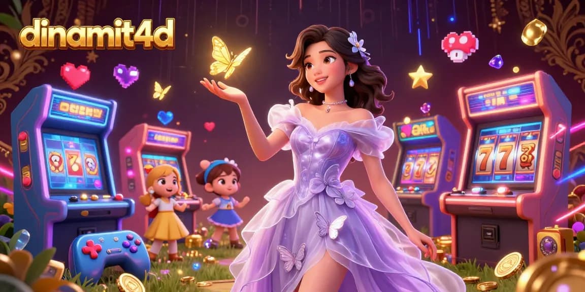Join the excitement with dinamit4d, featuring vibrant casino elements and stunning characters.