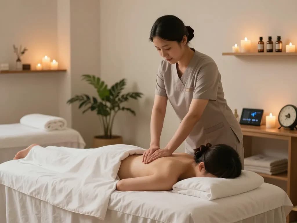 Relaxing Swedish massage session showcasing 관악스웨디시 services in a tranquil setting.