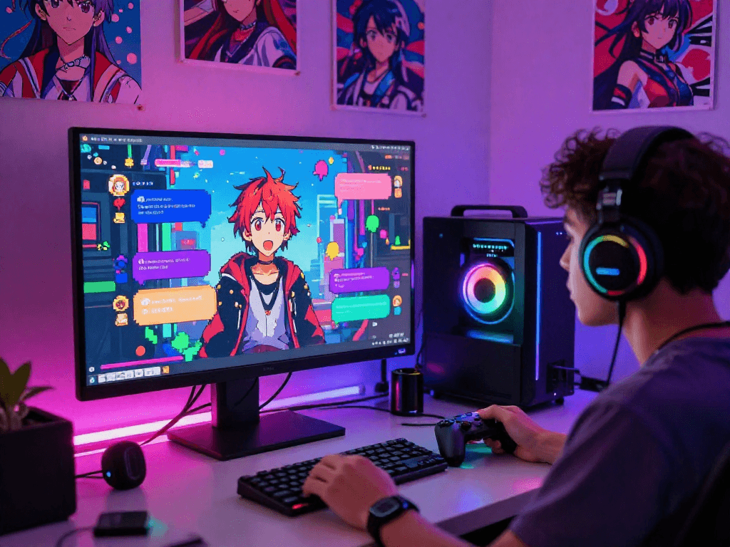 Engaging hentai ai chat interface showcasing vibrant anime characters in an immersive digital environment, highlighting imaginative interactions.