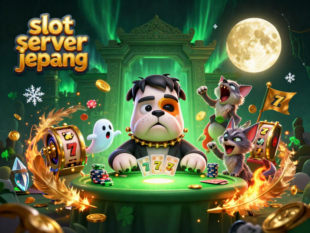 Experience thrilling wins at slot server jepang with lively characters and casino elements.