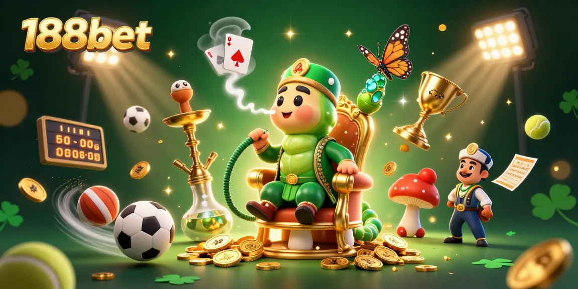 Experience the magic of 188bet with our captivating 3D illustration showcasing gaming elements and vibrant excitement.