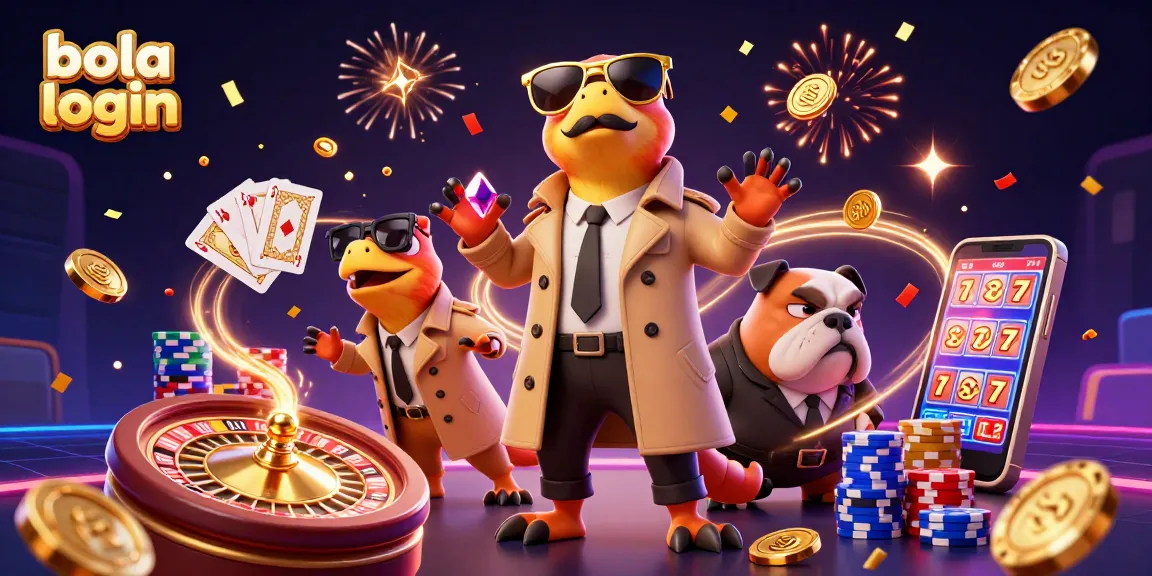 Experience the thrill as you access bola login at a vibrant casino, with raptors in disguise.