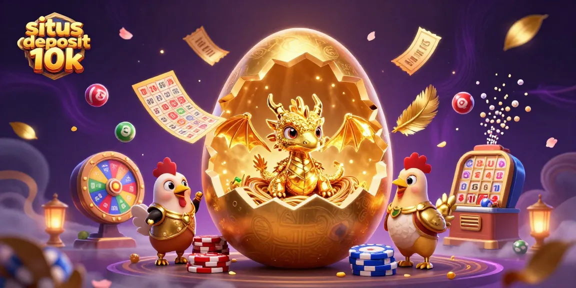 Engage in exciting gaming at the situs deposit 10k with a golden dragon guarding the treasures of luck.