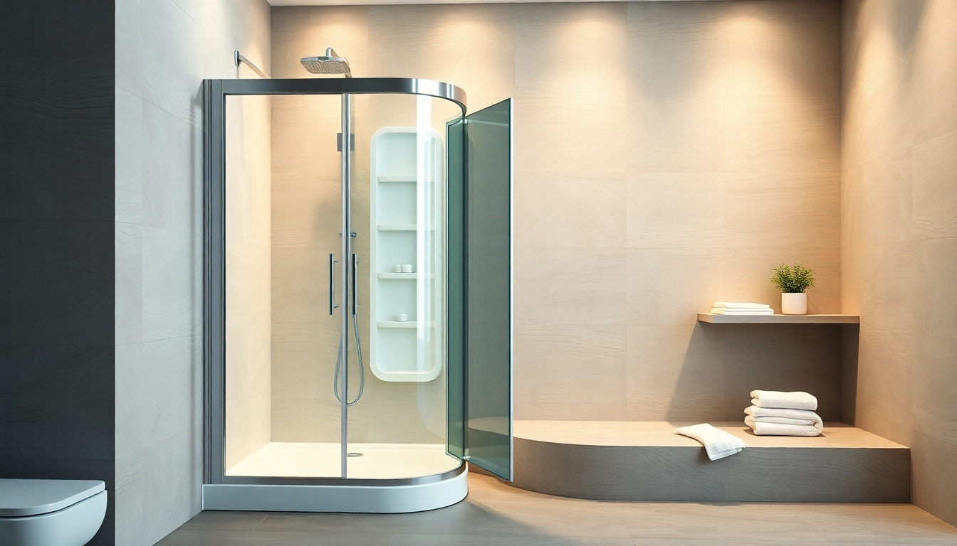 Entdecken Sie die stilvolle duschkabine 100x100 mit Glasoberfläche und eleganter Einrichtung.