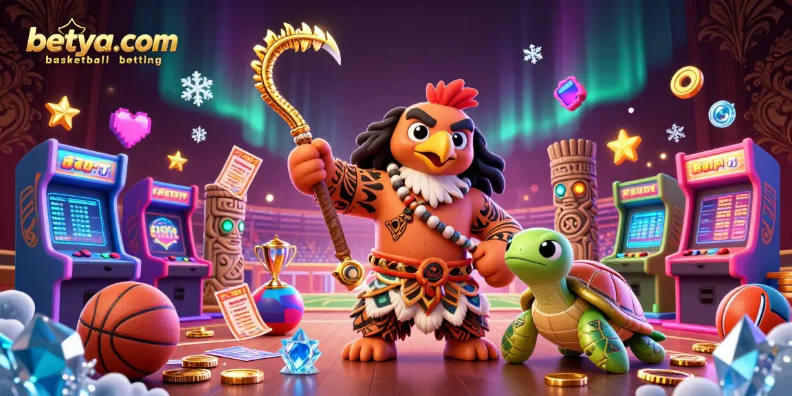 Engage in betya.com basketball betting action with vibrant characters and dynamic sports elements