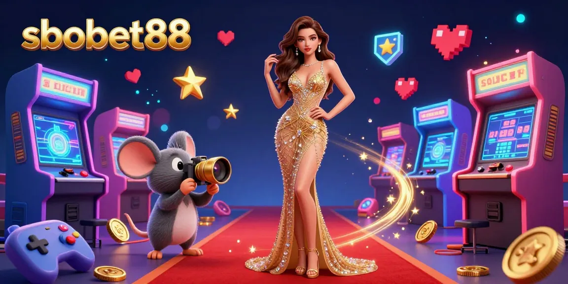 Experience sbobet88 online gaming action with vibrant characters and dynamic casino-themed elements in stunning 3D.