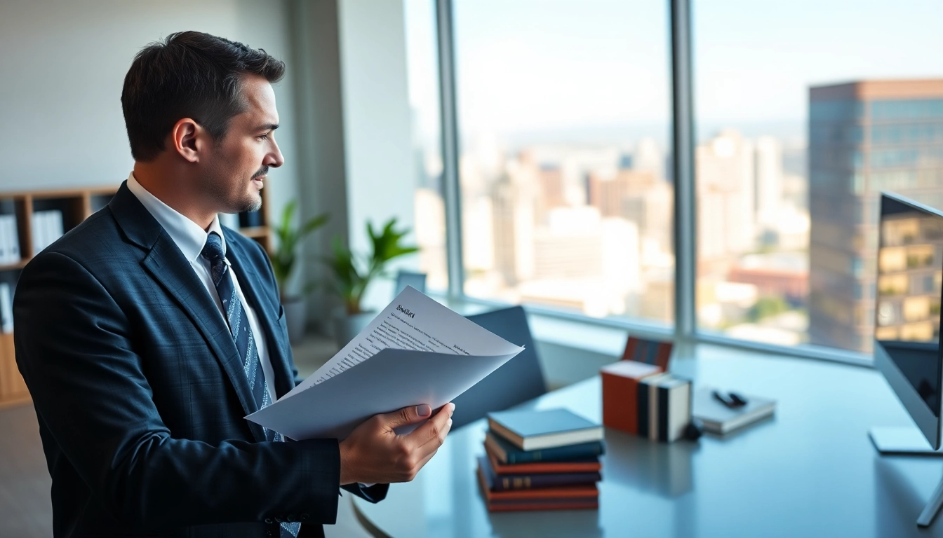 Expert truck accident attorney Clearwater advising clients in a modern office and showcasing professionalism.