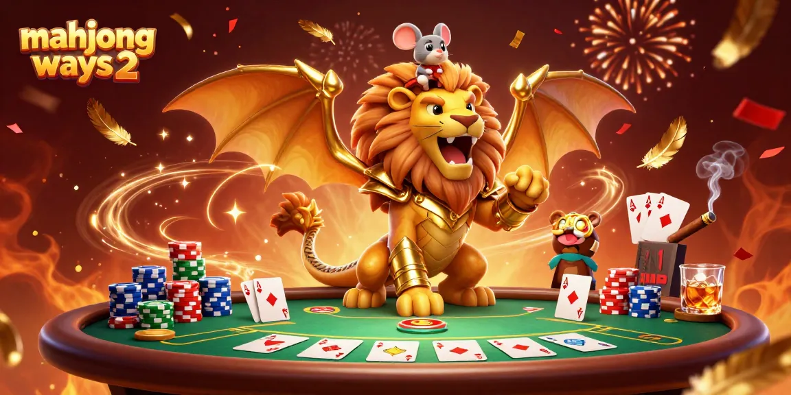 Engage with the thrill of mahjong ways 2 in this vibrant poker battle scene.