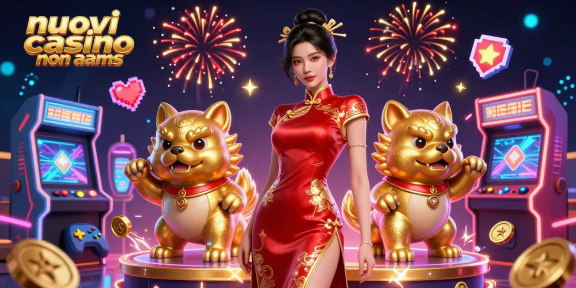 Vivi l'emozione dei nuovi casino non aams con personaggi vibranti ed elementi di gioco in una scena dinamica.