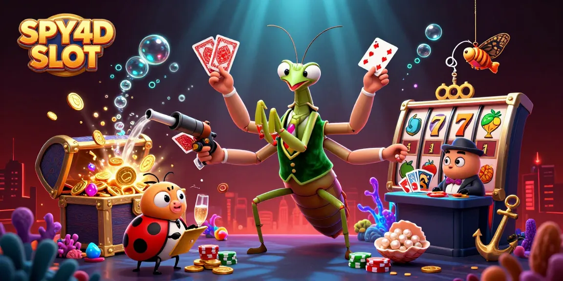 SPY4D SLOT menawarkan pengalaman bermain menarik dengan simbol slot berwarna-warni dan fitur permainan interaktif.