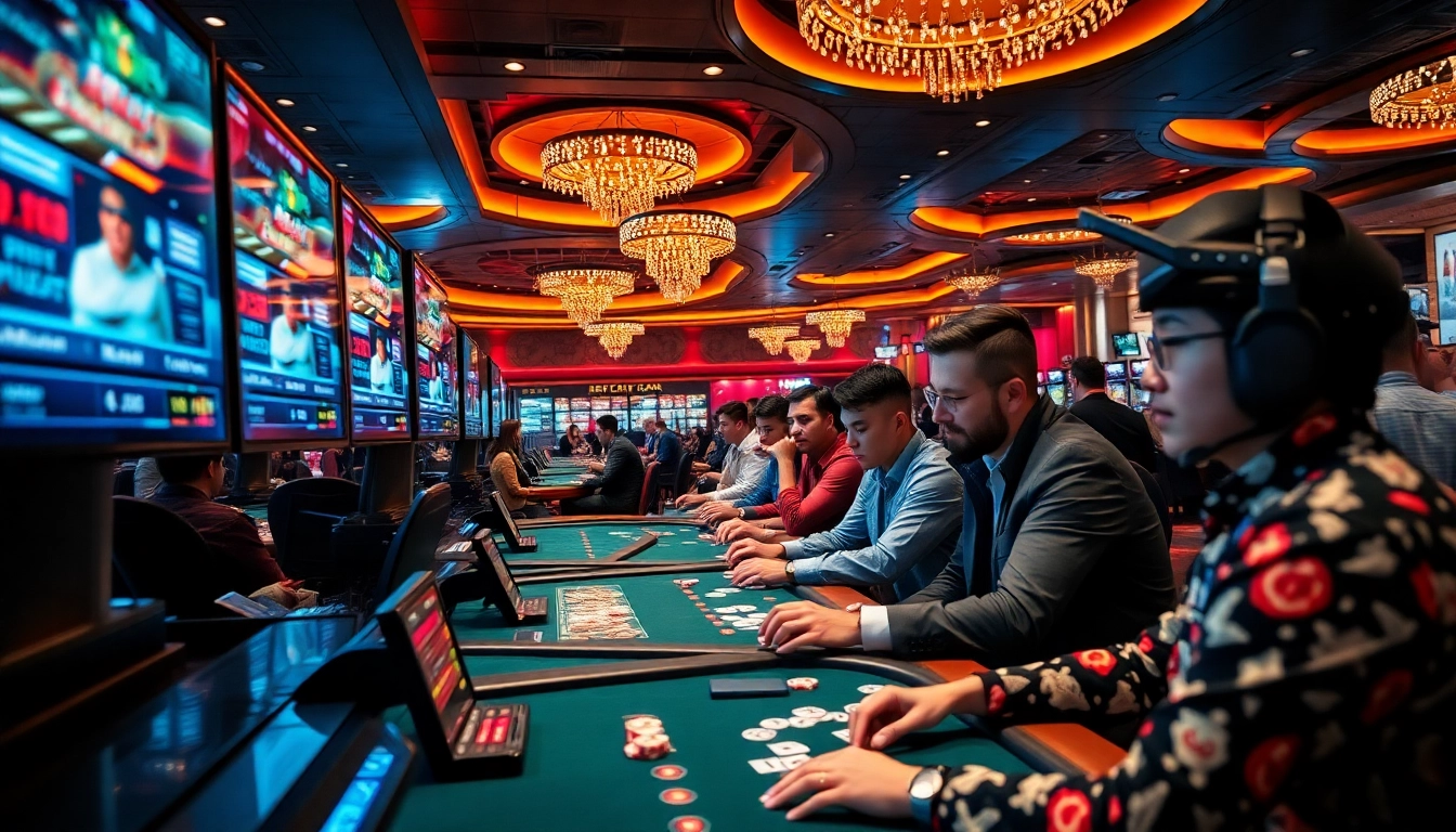 Experience the excitement of the best online casino Canada with vibrant gaming atmosphere.