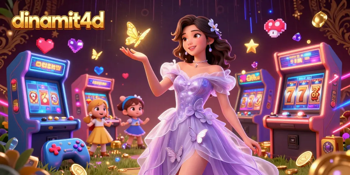 Join the excitement with dinamit4d, featuring vibrant casino elements and stunning characters.