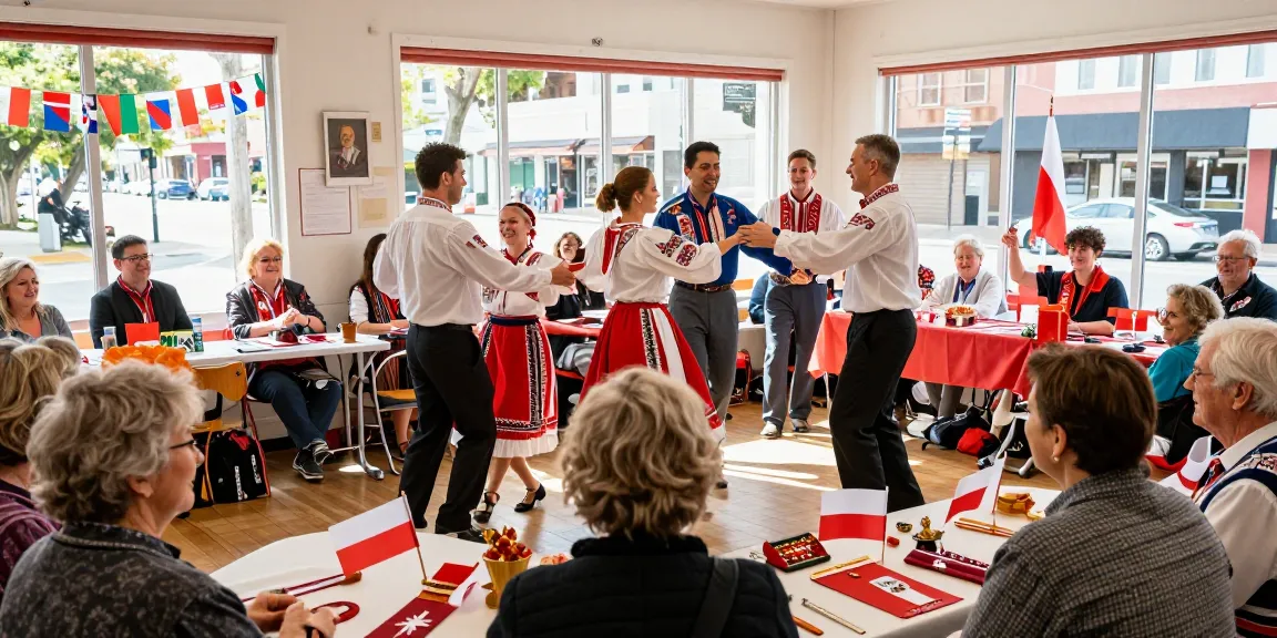Gathering of Polish community at https://www.sfpol.com/ for cultural celebration in San Francisco.