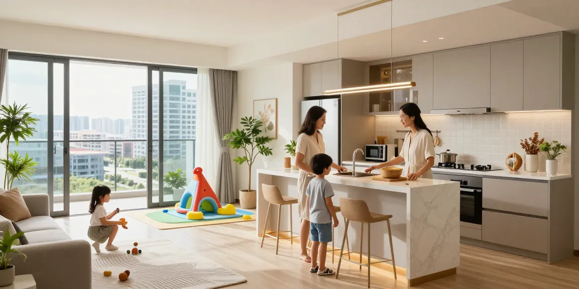 Tanjong Rhu Residences Price displayed in a modern family-friendly show flat with bright interiors and vibrant views.