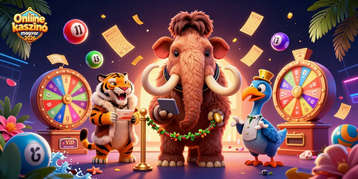 Online kaszinó magyar 2026: szórakoztató pillanat a kaszinó világában a dodo és a mamut mellett.