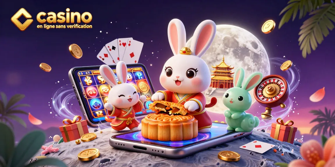 Profitez du casino en ligne sans vérification avec une scène dynamique et colorée dévoilant des jeux et opportunités passionnantes.