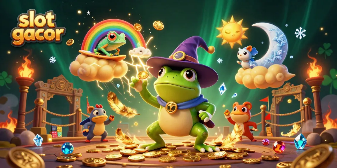 Experience slot gacor action with a whimsical storm of coins and vibrant characters in a captivating casino fantasy