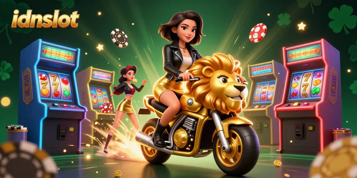 Experience thrilling gameplay with idnslot's vibrant casino scene featuring luck and excitement.