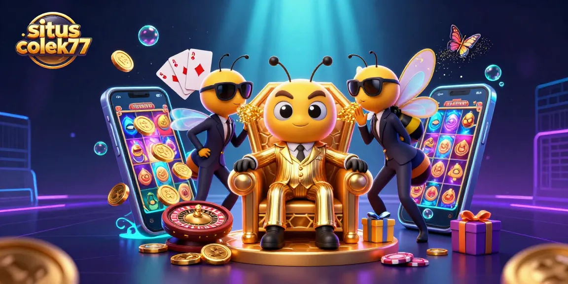 Experience excitement with situs colek77 as vibrant characters and gaming elements enhance the thrill of play.