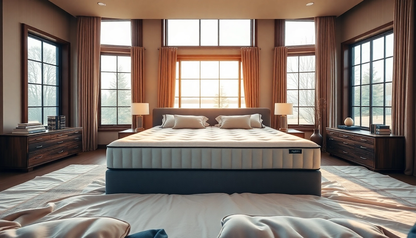 Enhance your sleep with the luxurious stearns and foster king box spring, featuring elegant design.