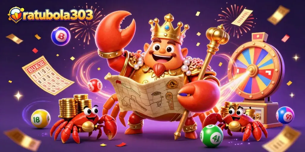 Menangkan serunya lotere di ratubola303 dengan karnaval bola berwarna dan karakter lucu yang kaya!