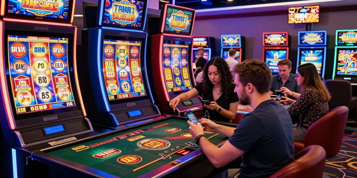 Credit card casino players enjoying vibrant games; explore being-there.org.uk for insights.