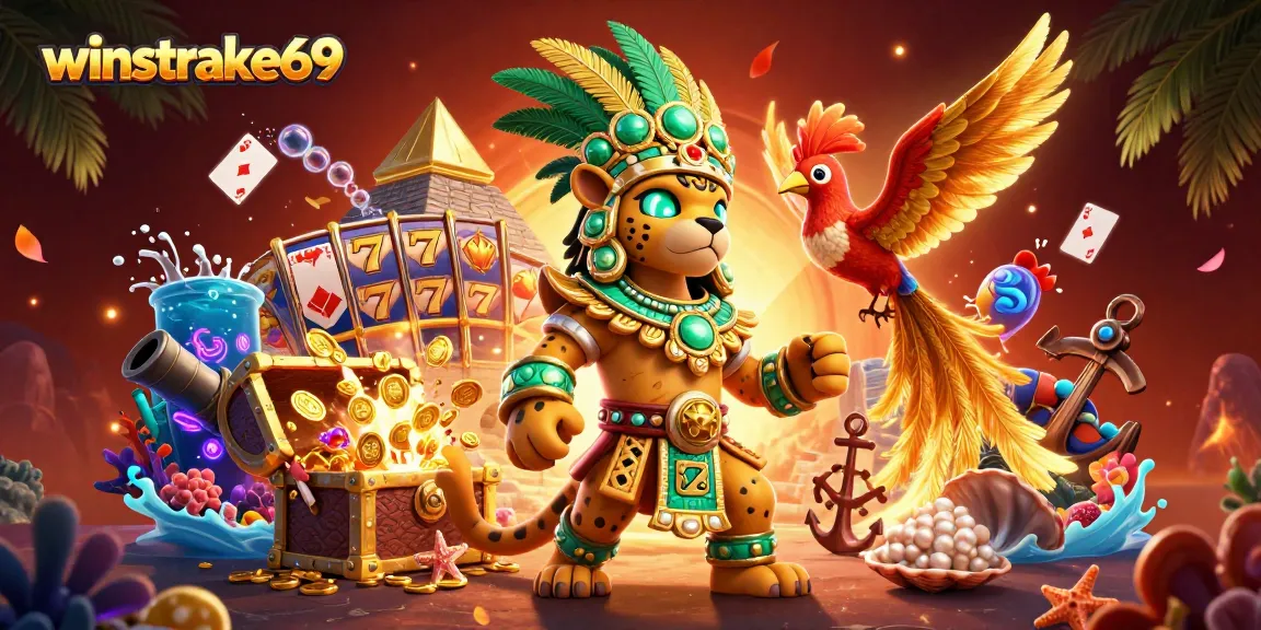 Engage with winstrike69 for thrilling slots adventure rich in gold treasures and vibrant characters.