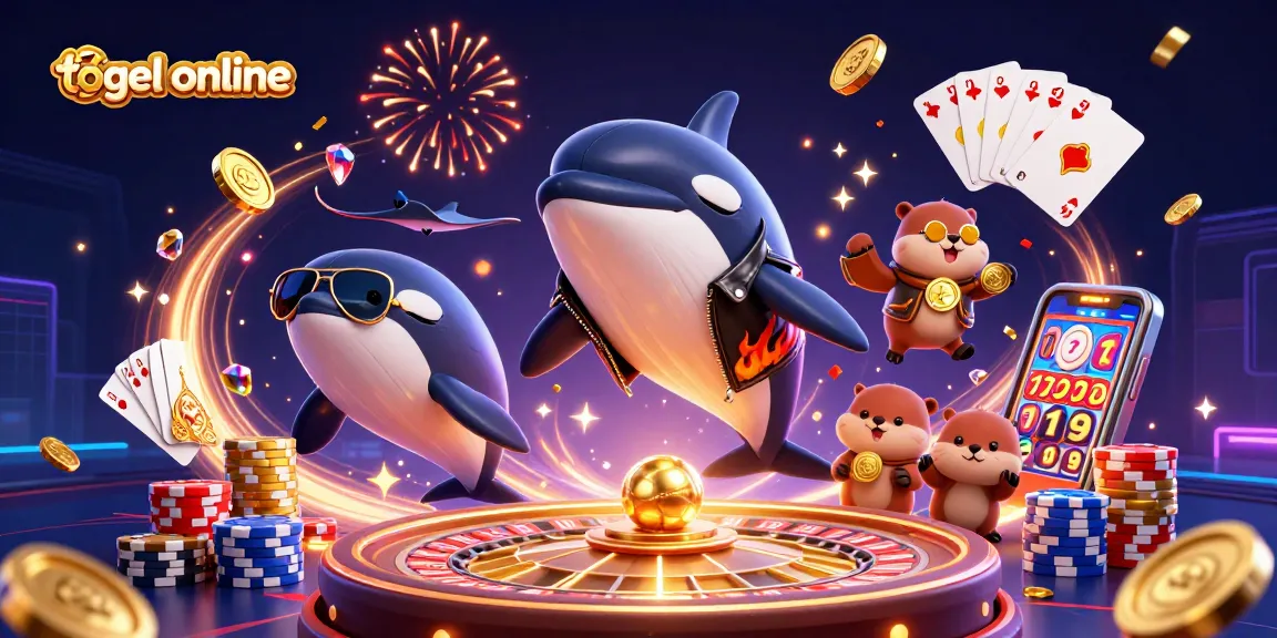 Menggandakan kemenangan Anda dengan togel online menggunakan karakter menarik seperti orca, stingray, dan keluarga berang-berang mengumpulkan koin emas.