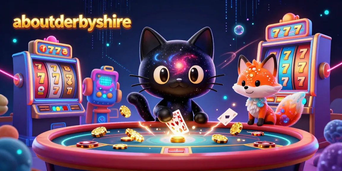Engage with aboutderbyshire's cosmic casino, featuring immersive bonus buy slots and colorful cartoon characters.