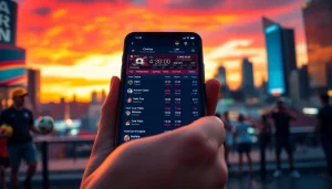 Explore the features of the best sports betting sites India on a smartphone interface.