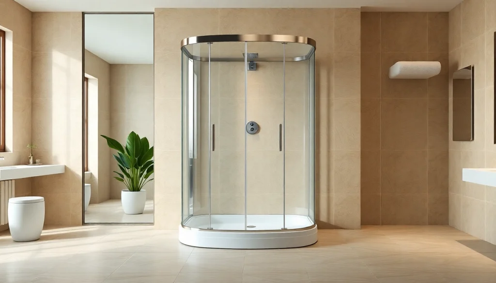 Erleben Sie die hochwertige sonni Duschkabine in einem modernen Badezimmer-Design.