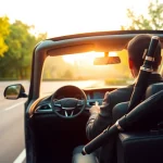 Experience luxurious Chauffeur Hire service featuring a professional chauffeur in a sleek vehicle.