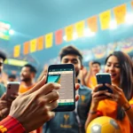 Catch the excitement of best sports betting sites India with punters engaged in lively mobile betting.