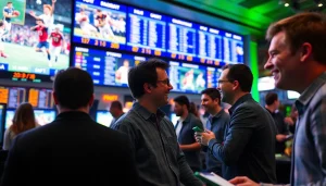 Evaluate the best sports betting sites India with bettors engaged in an exciting betting environment.