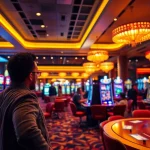 Experience the vibrant atmosphere of the best online casino Canada with a thrilling jackpot celebration.
