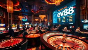 Experience the thrill of gambling with ev88 through an engaging casino atmosphere filled with excitement.