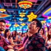 Jangan lewatkan keseruan bermain slot bet 50 perak di area kasino yang ramai.