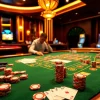 Engaging Baccarat table game at https://xx88.us/, showcasing players, cards, and casino ambiance.