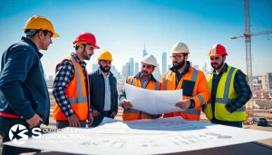 The Southern California Contractors Association promotes teamwork among union contractors on a vibrant construction site.