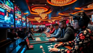 Experience the excitement of the best online casino Canada with vibrant gaming atmosphere.