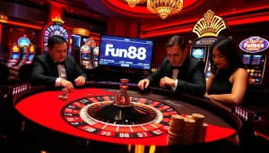 Experience thrilling gameplay at Fun88 link with engaging casino action.