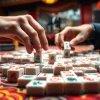 Permainan demo mahjong dengan detail menarik pada ubin dan suasana yang menyenangkan.