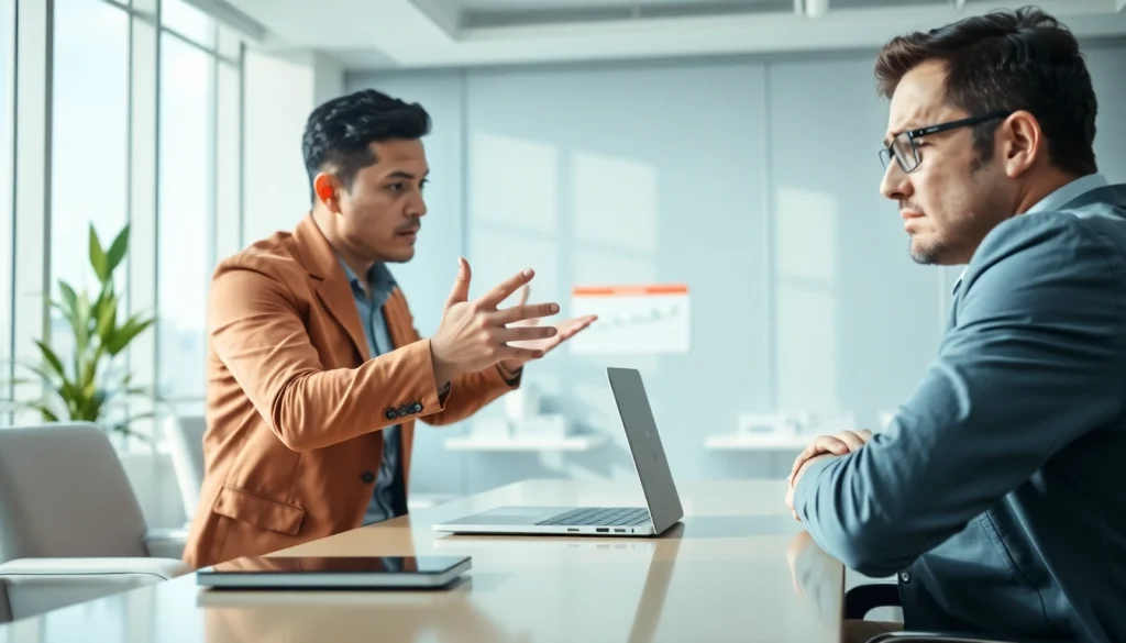 카드깡의 위험성을 설명하는 재정 상담 장면입니다.