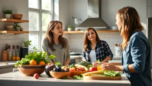 Engaging consultation on intermittent fasting strategies between nutritionist and client.