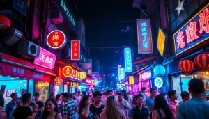 Experience the vibrant 호치민밤문화 with lively nightlife scenes showcasing bars and karaoke venues.