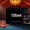 Experience thrilling online betting with 12bet's dynamic interface showcasing live games and promotions.