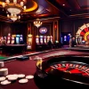 Experience thrilling gameplay at MM88 with poker tables, roulette wheels, and vibrant slot machines.