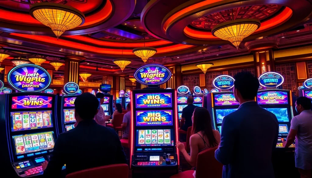 Rasakan sensasi menang dengan slot depo pulsa di lantai kasino mewah.