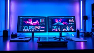 Advanced ai nsfw content generation tools in a modern digital workspace.