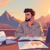Find my true calling depicted in a serene workspace with inspiration and creativity.